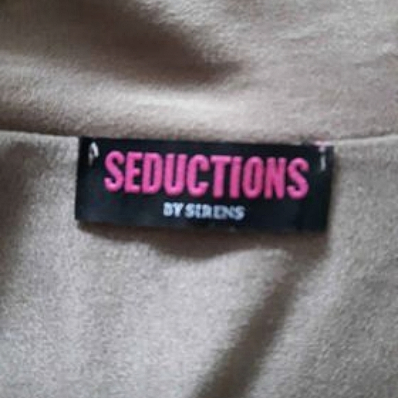 Faux Suede Long Cardigan Tie Waist Versatile Robe - Picture 6 of 7